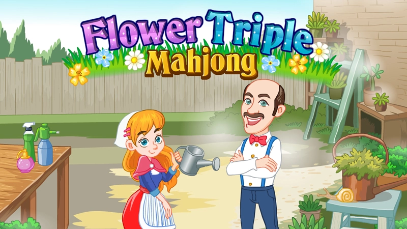 Çiçek Üçlü Mahjong